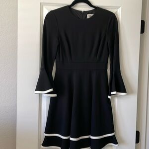 Eliza J black and white swing dress size 4